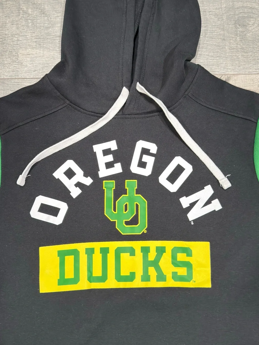 Fanatics Oregon Ducks Men's Black & Green Pullover Hoodie Size M